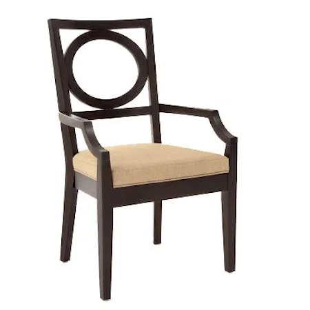 Arm Chair with Circular Back